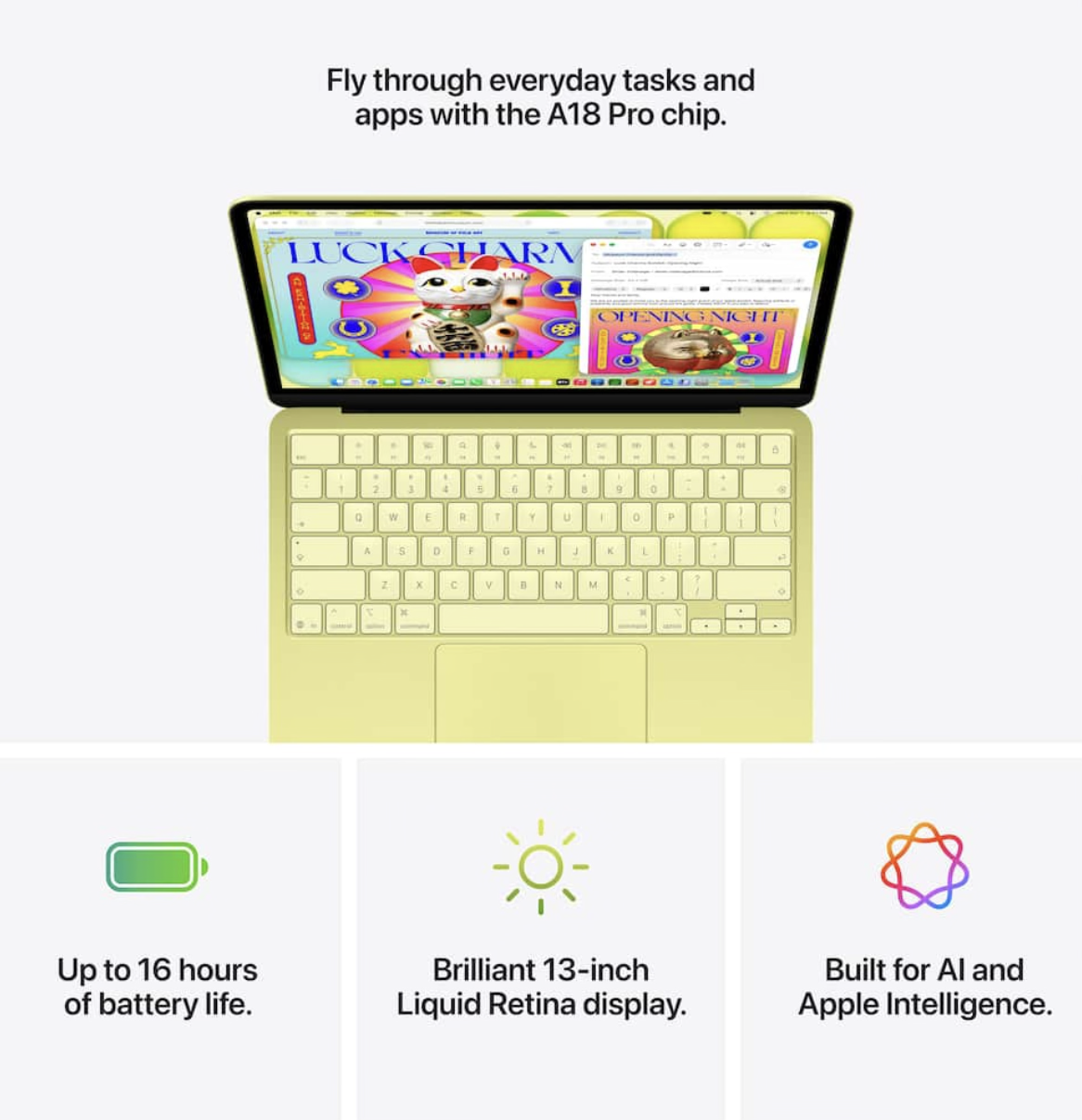 MacBook Neo 13-inch Laptop 5-core GPU - 8GB Memory - 256GB SSD — photo 4 sur 7